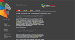 Desktop Screenshot of lionheartconsolidated.com.au